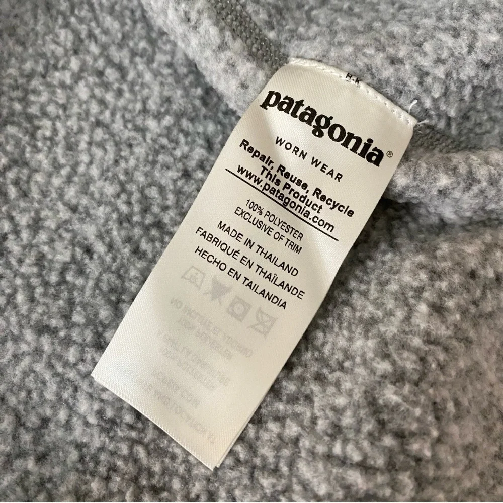 Women’s Patagonia x Process Results 1/4 Zip Fleece Sweatshirt Size Medium - Picture 5 of 5